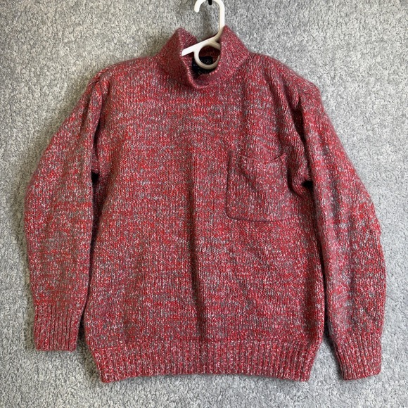 Miki Miette Sweaters - Vintage MiKi Sweater Womens Large Wool Angora Silk Blend Pocket Pullover 90s